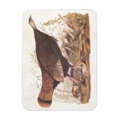 オードボンワイルドターキーと秋のチックス マグネット (縦)