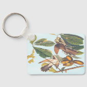 オードボン産の黄色いハチクチョウ キーホルダー (裏面)