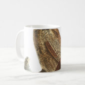 オードボン素晴らしの角型フクロウ コーヒーマグカップ (正面左)