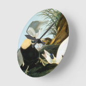 オードボン：アイダー・ダック ラウンド壁時計 (傾斜)