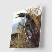 オードボン：コモン・ロン スクエア壁時計 (傾斜)