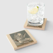 オードボン・バーズ・オブ・アメリカのカモメ ストーンコースター (横)