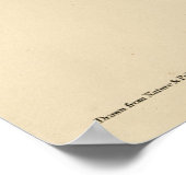 オードボ素晴らしンのアメリカの鳥から生まれた角型フクロウ ポスター (角)