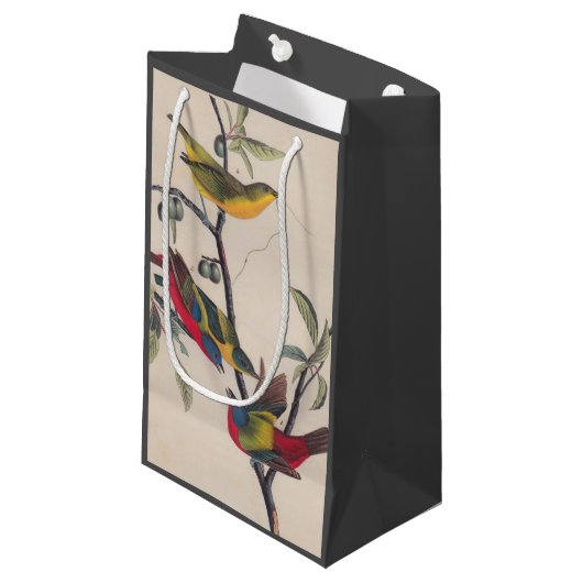 オードボ絵を描ンバント野生動物 スモールペーパーバッグ (正面アングル)