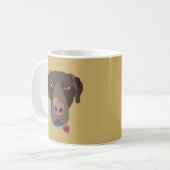 オードリーのロラ コーヒーマグカップ (正面左)