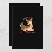 オードリークリスマス モダンデザイン シーズンカード (正面/裏面)