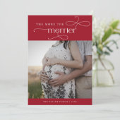 オードリー赤かわいいクリスマス妊娠発表 シーズンカード (スタンド正面)