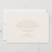 オードリー金ゴールドモダンファミリーフォトヴィンテージクリスマス シーズンカード (裏面)