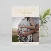 オードリー金箔クリスマス妊娠発表 箔シーズンカード (立ち正面)