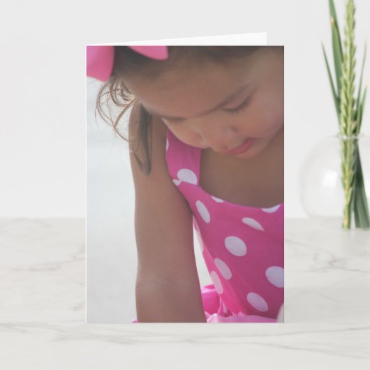 "オードリー" – グリーティングカード (正面)