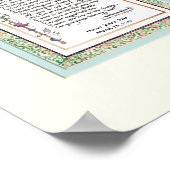 オードリー・ジャンヌの散歩と私のパパの詩と写真 ポスター (角)