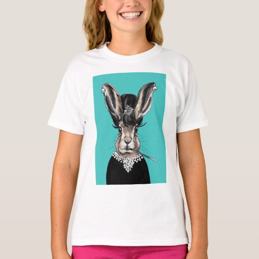 オードリー・バニー・ヘアTシャツ Tシャツ (正面)