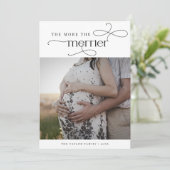 オードリー・ヴィンテージのクリスマス妊娠発表 シーズンカード (スタンド正面)