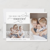 オードリー・ヴィンテージ・クリスマスカード誕生のお知らせ シーズンカード (正面)