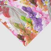 オードル・ホリホックスとフランジパニス 薄葉紙 (詳細)