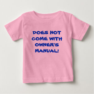 オーナおもしろいー来の手順を使用しない ベビーTシャツ