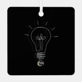 オーナメントおもしろいライトスイッチ メタルオーナメント (裏面)