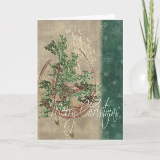 オーナメントおよび雪片 シーズンカード