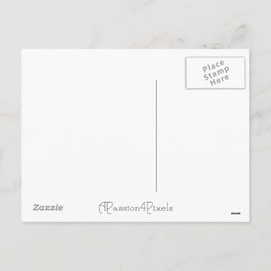 オーナメントかわいらしピンクのクリスマスポストカード シーズンポストカード (裏面)