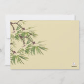 オーナメントかわいらし-ホリデーパーティ招待状 招待状 (裏面)