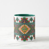 オーナメントが付いているウクライナのコップ マグカップ (中央)