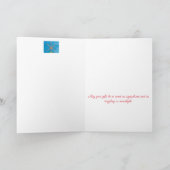 オーナメントが咲き誇る唯一のクリスマスツリー シーズンカード (内部)