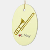 オーナメントとイラストレーション セラミックオーナメント (左)