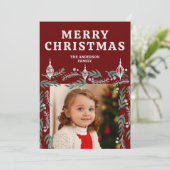 オーナメントとエバ縁どリー2枚の写真 シーズンカード (スタンド正面)