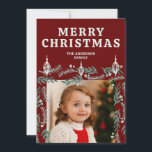 オーナメントとエバ縁どリー2枚の写真 シーズンカード<br><div class="desc">美しい手のエバ図解入りの、写真付きのーグリーンとオーナメントの縁どデザインは、二重のフェスティバルのクリスマスフォトエレガントカードのために作る。自分の2枚の写真を追加できる。</div>