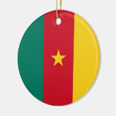 オーナメントとカメルーン国旗 セラミックオーナメント (左)