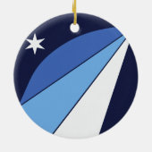 オーナメントとコロンビア州旗,サウスカロライナ セラミックオーナメント (裏面)