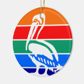 オーナメントとサンクトペテルブルク州旗 セラミックオーナメント (左)