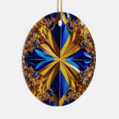 オーナメントとスウェーデンカラーデザイン セラミックオーナメント (右)