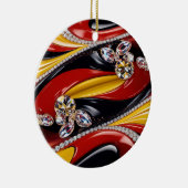オーナメントとベルギーカラーデザイン セラミックオーナメント (右)