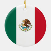 オーナメントとメキシコ国旗 セラミックオーナメント (裏面)