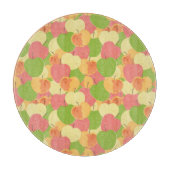 オーナメントとリンゴ カッティングボード (正面)