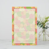 オーナメントとリンゴ 便箋 (スタンド正面)