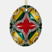 オーナメントとロサンゼルスカラーデザイン セラミックオーナメント (右)