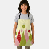 オーナメントと木のクリスマス エプロン (インサイチュ)