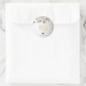 オーナメントに聖降誕祭最高のを望む ラウンドシール (バッグ)