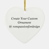 オーナメントのカスタム作成 セラミックオーナメント (正面)