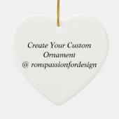 オーナメントのカスタム作成 セラミックオーナメント (裏面)