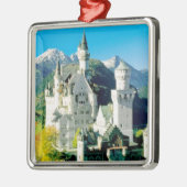 オーナメントのクラシックなドイツの城のオーナメント メタルオーナメント (左)
