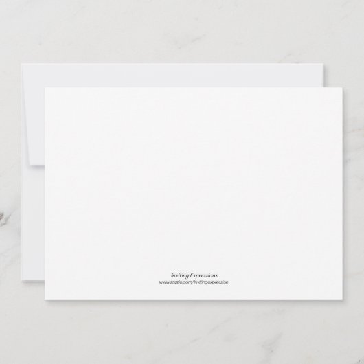 オーナメントのストライプなクリスマスの休日のパーティカード 招待状 (裏面)