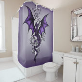 オーナメントのドラゴン シャワーカーテン (インサイチュ)