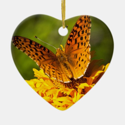 オーナメントのハート セラミックオーナメント (正面)