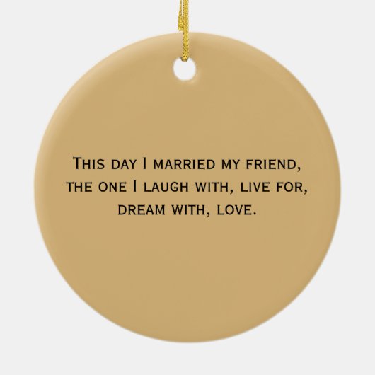 オーナメントのヒョウのプリントの結婚式の記念品 セラミックオーナメント (裏面)