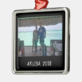 オーナメントの休暇 メタルオーナメント (左)