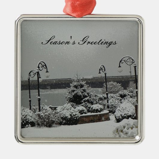 オーナメントの川岸公園 メタルオーナメント (正面)