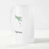 オーナメントの幸福 フロストグラスビールジョッキ (正面左)